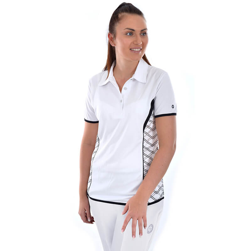 Buy Bella Ladies Bowls Shirt -with Black trim